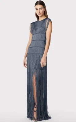 BANDED FRINGE GOWN-Hervé Léger Flash Sale