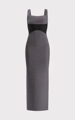 COLORBLOCKED BANDAGE GOWN-Hervé Léger Best