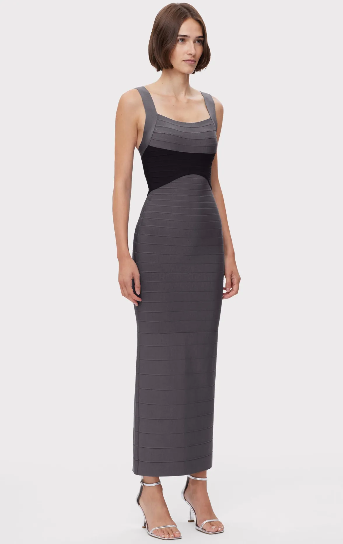 COLORBLOCKED BANDAGE GOWN-Hervé Léger Best