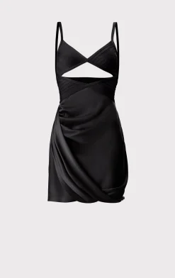 DRAPED CUTOUT MINI DRESS-Hervé Léger Best Sale