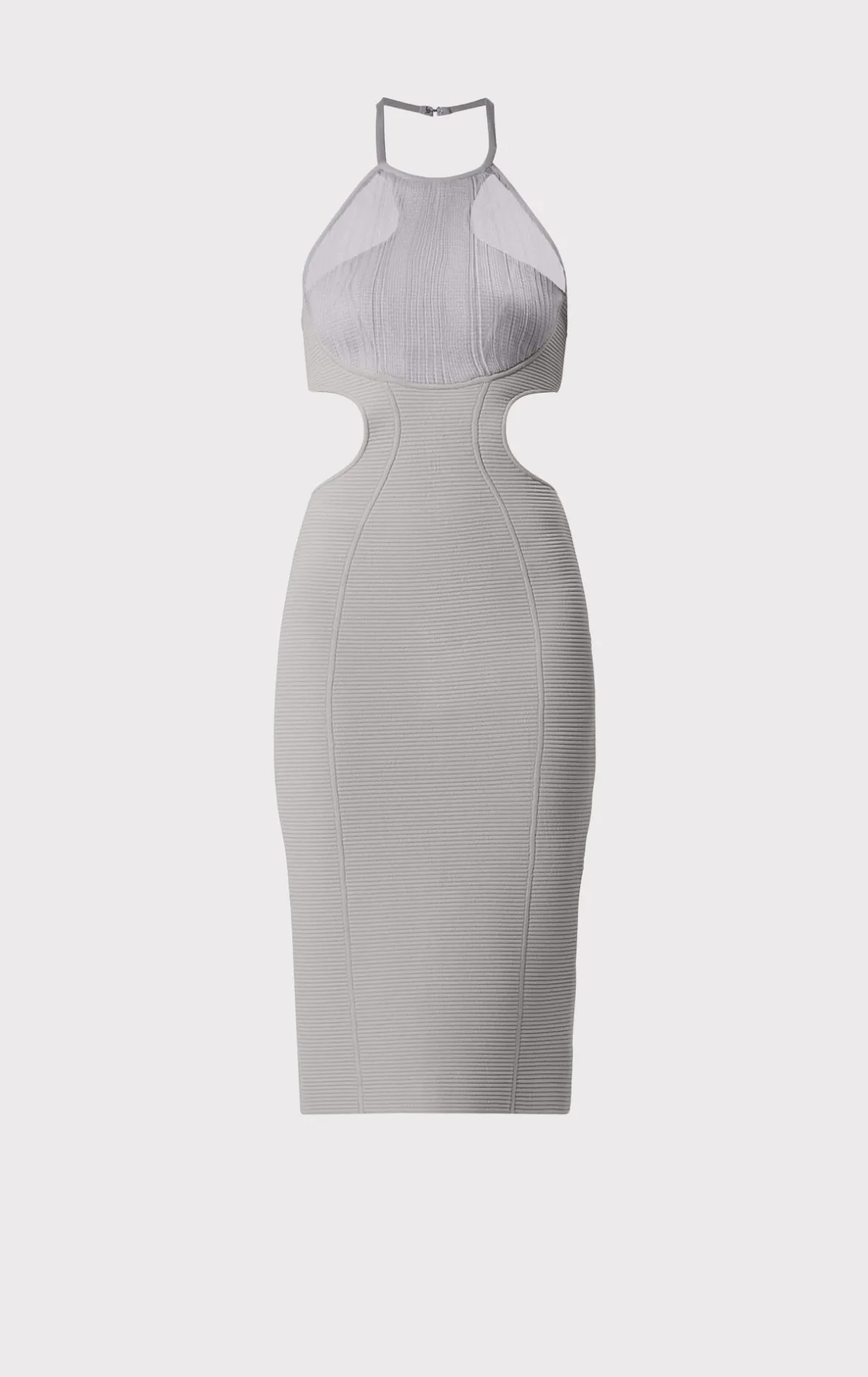 HERVÉ LÉGER X LAW ROACH DAYA Sheer Layered Midi Dress-Hervé Léger Store