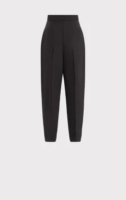 HIGH WAIST PLEATED TAPERED PANTS-Hervé Léger Fashion