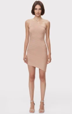 ICON ASYMMETRICAL MINI DRESS-Hervé Léger Hot