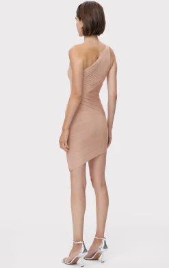 ICON ASYMMETRICAL MINI DRESS-Hervé Léger Hot