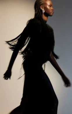 ICON FRINGE CAPE-Hervé Léger Clearance