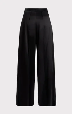 ICON HIGH WAIST SILK WIDE LEG PANTS-Hervé Léger Store