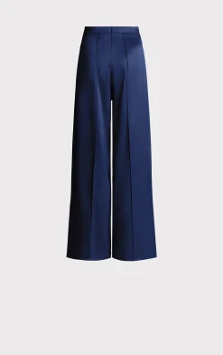 ICON HIGH WAIST SILK WIDE LEG PANTS-Hervé Léger Best