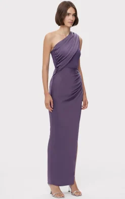 RUCHED WOVEN COMBO GOWN-Hervé Léger Outlet