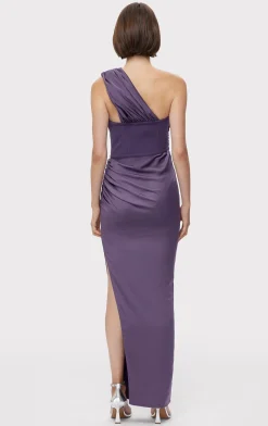 RUCHED WOVEN COMBO GOWN-Hervé Léger Outlet