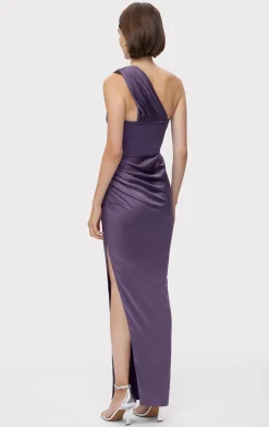 RUCHED WOVEN COMBO GOWN-Hervé Léger Outlet