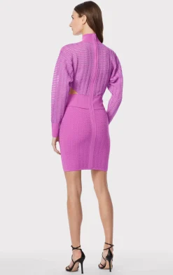 SHADOW STRIPE MINI DRESS-Hervé Léger Best Sale