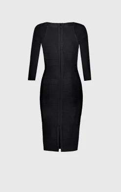 SQUARE NECK ICON DRESS-Hervé Léger Clearance