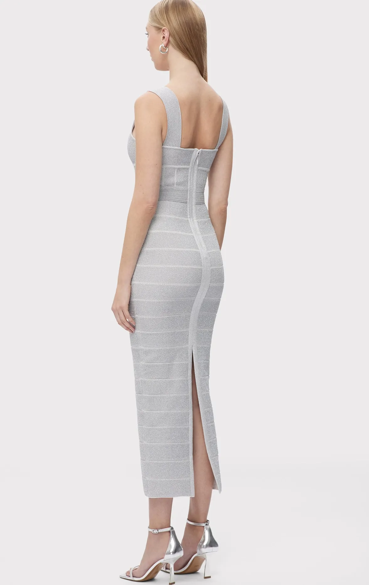 TEXTURED LUREX SWEETHEART GOWN-Hervé Léger Best