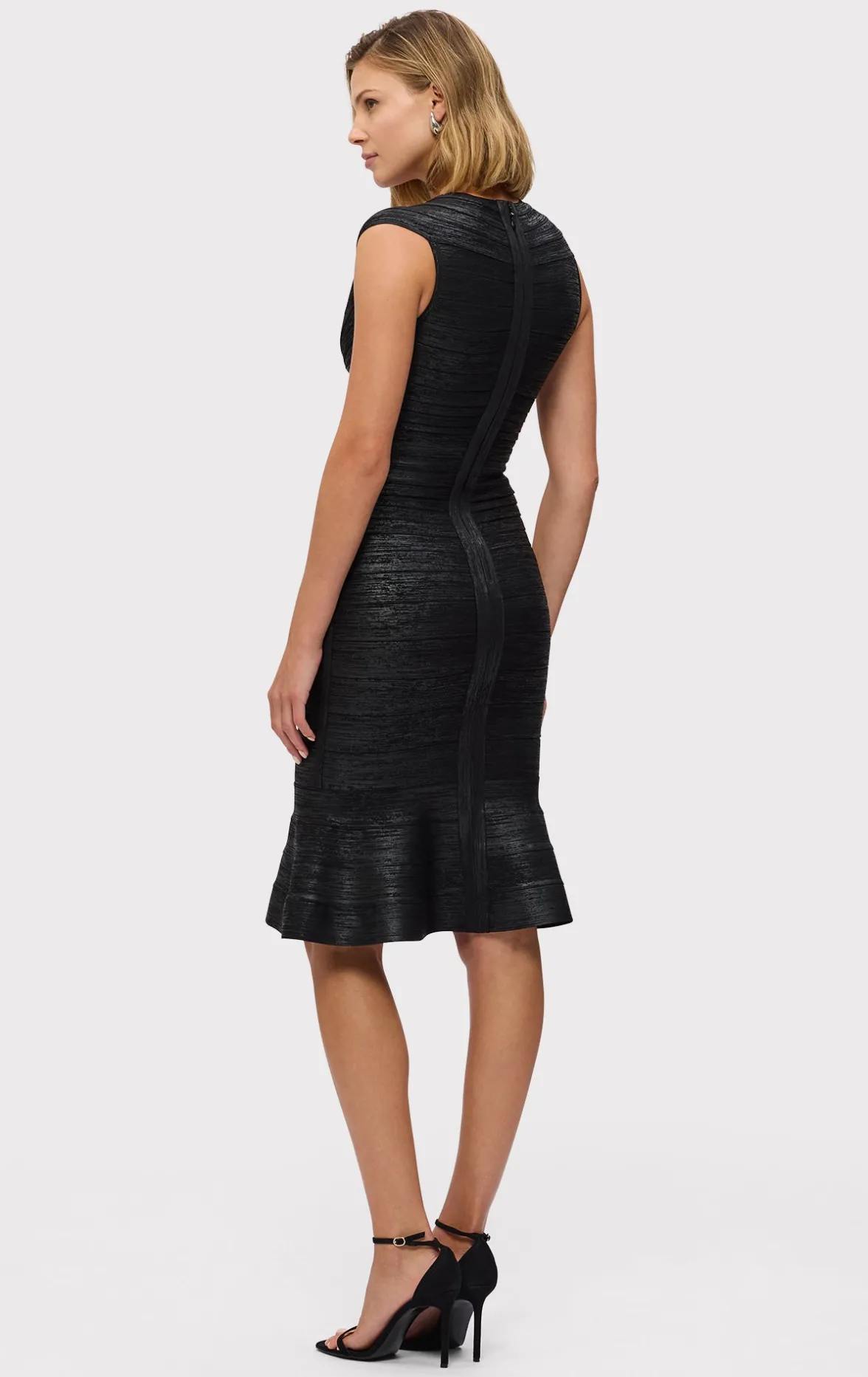 THE METALLIC SOPHIE DRESS-Hervé Léger Discount