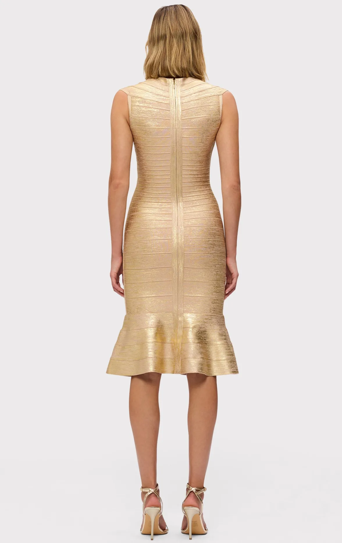 THE METALLIC SOPHIE DRESS-Hervé Léger Best