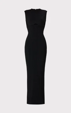 VARIEGATED RIB CAP GOWN-Hervé Léger Best